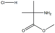 methyl 2-amino-2-methylpropanoate hydrochloride Struktur