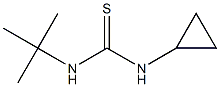 N-(tert-butyl)-N'-cyclopropylthiourea Struktur