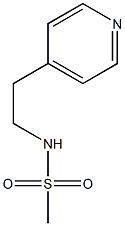 N-[2-(4-pyridyl)ethyl]methanesulfonamide Struktur