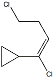 1-Cyclopropyl-1,4-dichlorobut-1-ene Struktur