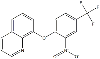 8-[2-nitro-4-(trifluoromethyl)phenoxy]quinoline Struktur