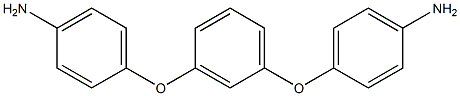 4-[3-(4-aminophenoxy)phenoxy]aniline Struktur