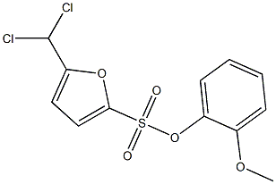 2-methoxyphenyl 5-(dichloromethyl)furan-2-sulfonate Struktur