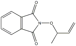 2-[(1-methyl-2-propenyl)oxy]-1H-isoindole-1,3(2H)-dione Struktur