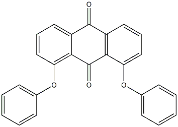 1,8-diphenoxy-9,10-dihydroanthracene-9,10-dione Struktur