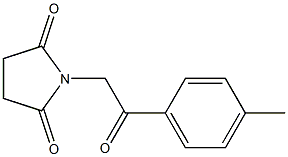 1-[2-(4-methylphenyl)-2-oxoethyl]pyrrolidine-2,5-dione Struktur