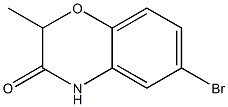 6-bromo-2-methyl-2H-1,4-benzoxazin-3(4H)-one Struktur