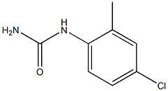 N-(4-chloro-2-methylphenyl)urea Struktur