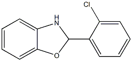 2-(2-chlorophenyl)-2,3-dihydro-1,3-benzoxazole Struktur