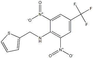 N1-(2-thienylmethyl)-2,6-dinitro-4-(trifluoromethyl)aniline Struktur