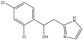 ALPHA-(2,4-DICHLORO PHENYL)-BETA-(IMIDAZOLE-YL)-ETHANOL Struktur