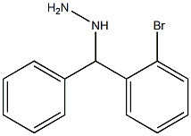 ((2-bromophenyl)(phenyl)methyl)hydrazine Struktur