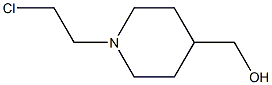 (1-(2-chloroethyl)piperidin-4-yl)methanol Struktur