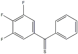 (3,4,5-trifluorophenyl)(phenyl)methanethione Struktur