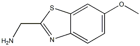 (6-methoxybenzo[d]thiazol-2-yl)methanamine Struktur