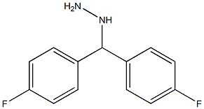 (bis(4-fluorophenyl)methyl)hydrazine Struktur