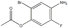 1-(4-Amino-2-bromo-5-fluoro-phenyl)-acetic acid Struktur