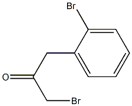 1-bromo-3-(2-bromophenyl)propan-2-one Struktur