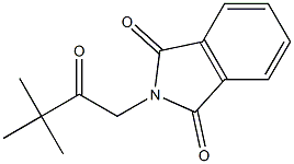 2-(3,3-dimethyl-2-oxobutyl)isoindoline-1,3-dione Struktur