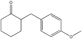 2-(4-methoxybenzyl)cyclohexanone Struktur