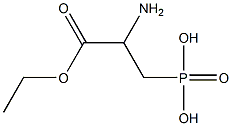 2-(ethoxycarbonyl)-2-aminoethylphosphonic acid Struktur