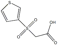 2-(thiophen-3-ylsulfonyl)acetic acid Struktur