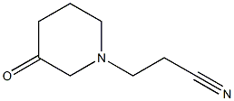 3-(3-oxopiperidin-1-yl)propanenitrile Struktur