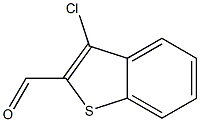 3-chlorobenzo[b]thiophene-2-carbaldehyde Struktur