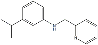 3-isopropyl-N-((pyridin-2-yl)methyl)benzenamine Struktur