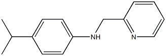 4-isopropyl-N-((pyridin-2-yl)methyl)benzenamine Struktur