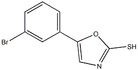 5-(3-BROMOPHENYL)-1,3-OXAZOLE-2-THIOL Struktur