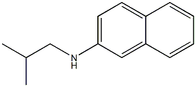 N-isobutylnaphthalen-2-amine Struktur