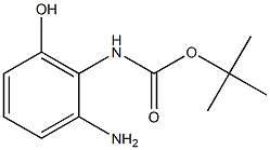 tert-butyl 2-amino-6-hydroxyphenylcarbamate Struktur