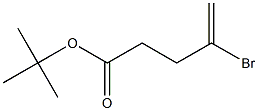 tert-butyl 4-bromopent-4-enoate Struktur