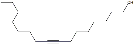 14-methylhexadec-8-yn-1-ol Struktur