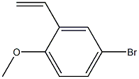 4-bromo-1-methoxy-2-vinylbenzene Struktur