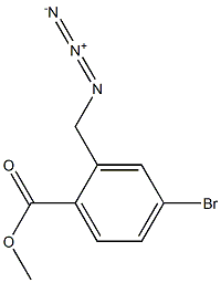 methyl 2-(azidomethyl)-4-bromobenzoate Struktur