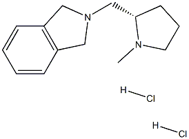 (S)-2-[(1-Methyl-2-pyrrolidinyl)methyl]isoindoline Dihydrochloride Struktur