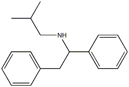 (1,2-diphenylethyl)(2-methylpropyl)amine Struktur