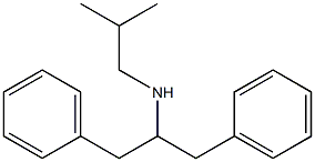 (1,3-diphenylpropan-2-yl)(2-methylpropyl)amine Struktur