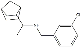 (1-{bicyclo[2.2.1]heptan-2-yl}ethyl)[(3-chlorophenyl)methyl]amine Struktur