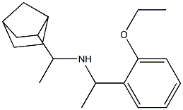 (1-{bicyclo[2.2.1]heptan-2-yl}ethyl)[1-(2-ethoxyphenyl)ethyl]amine Struktur