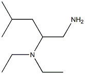 (1-amino-4-methylpentan-2-yl)diethylamine Struktur