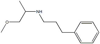 (1-methoxypropan-2-yl)(3-phenylpropyl)amine Struktur