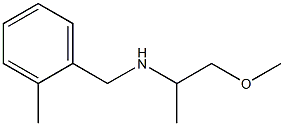 (1-methoxypropan-2-yl)[(2-methylphenyl)methyl]amine Struktur