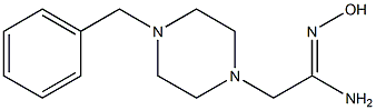 (1Z)-2-(4-benzylpiperazin-1-yl)-N'-hydroxyethanimidamide Struktur