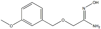 (1Z)-N'-hydroxy-2-[(3-methoxybenzyl)oxy]ethanimidamide Struktur