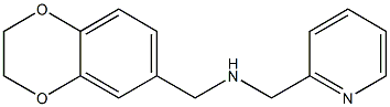 (2,3-dihydro-1,4-benzodioxin-6-ylmethyl)(pyridin-2-ylmethyl)amine Struktur