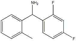 (2,4-difluorophenyl)(2-methylphenyl)methanamine Struktur