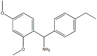 (2,4-dimethoxyphenyl)(4-ethylphenyl)methanamine Struktur